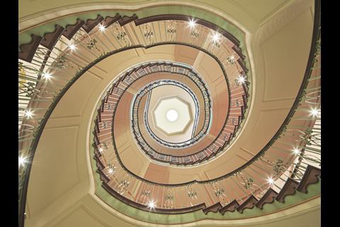 Fortnum & Mason double helix staircase